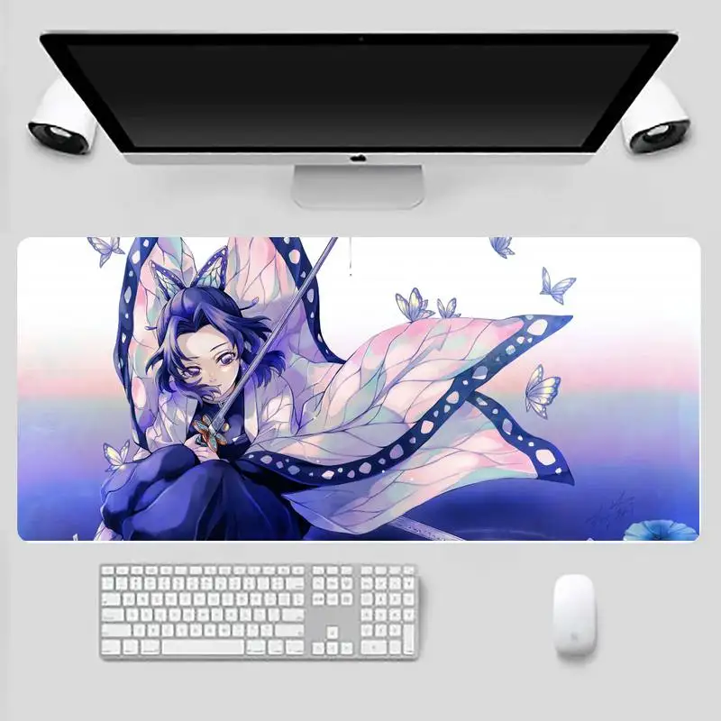 

Demon Slayer Kimetsu no Yaiba Silicone large/small Pad to Mouse Game X XL XXL Non-slip Cushion Thickness 2mm LockEdge equal LE