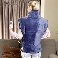 220v eu plug microwave electric heating pad for neck and shoulder whole back pain relief physical medical heat therapy body warm