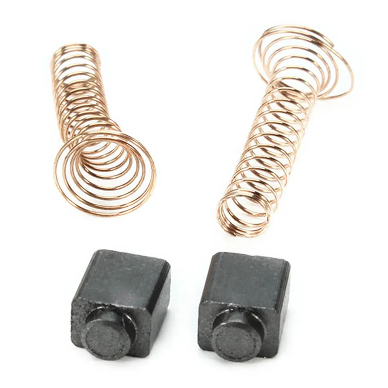 

2pcs/Pair Mini Carbon Brushes 6.3x4.8x8.4mm Repairing Part Carbon Brush For Rotary Tool For Dremel 4000 Grinder Replacement