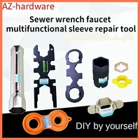 faucet multifunctional repair tool drainer sleeve wrench toilet bubbler inlet pipe installation accessories