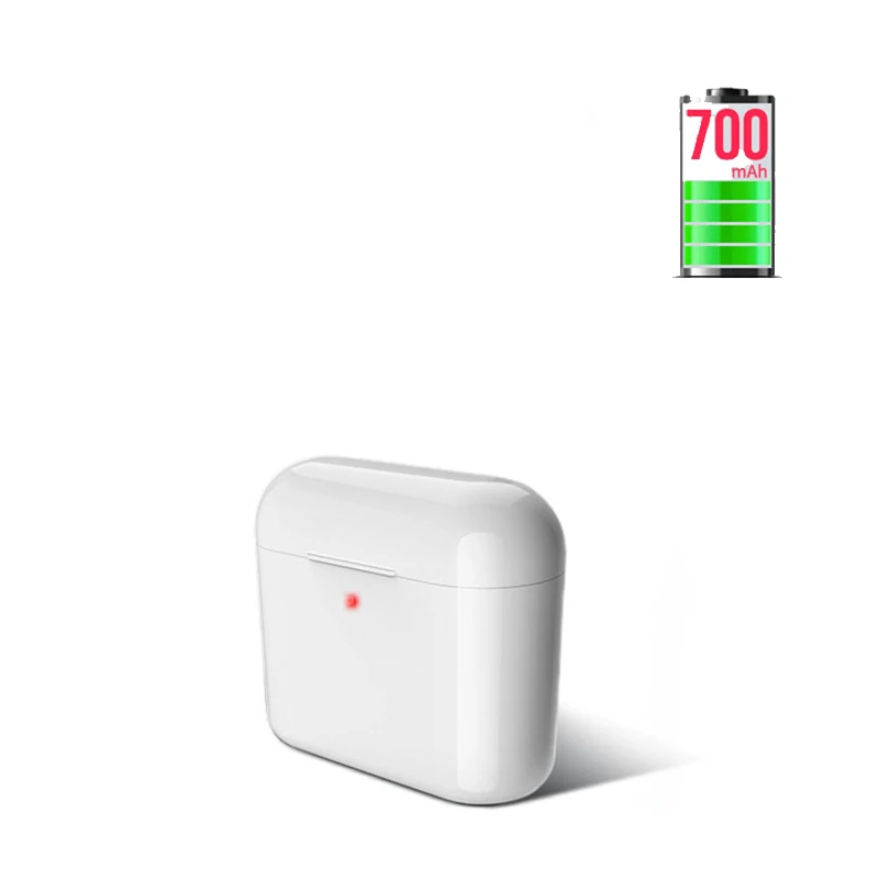 White 700mAh Беспроводные Bluetooth наушники для Xiaomi Redmi Note 7 Pro 6 5 7a 6a 5a K20 Pro, одиночные наушники с микрофоном, наушники, внешний аккумулятор, гарнитура - Цвет: White 700mAh