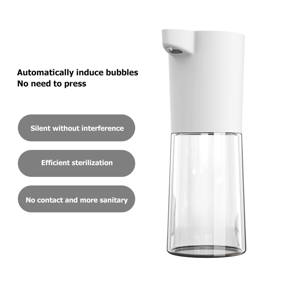 

500ml Automatic Liquid Soap Dispenser Intelligent Sensor Touchless Hand Washing Dispensers For Kitchen Bathroom Smart Foaming