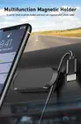 Магнитный автомобильный держатель для телефона GPS автомобильное крепление вращающийся на приборную панель мини-полоса Подставка для Samsung Xiaomi Huawei металлический сильный магнит