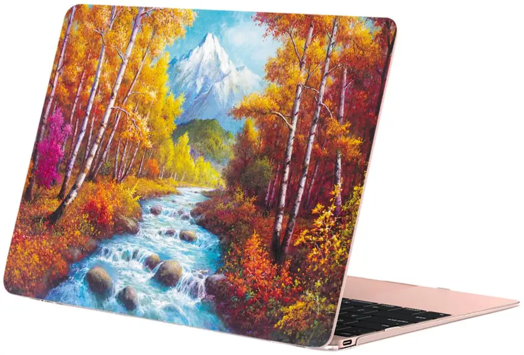Чехол Sykiila для Macbook Air 11 13 Pro 12 13 15 чехол картина маслом оболочка A1706 A1707 A1989 Сенсорная панель Гог мрамор
