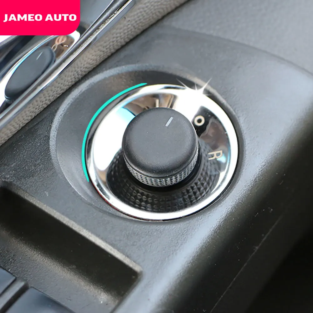 Jameo Auto Stainless Steel Rearview Mirror Knob Circle Sticker for Chevrolet Cruze Malibu AVEO Opel Mokka ASTRA J Insignia | Автомобили и