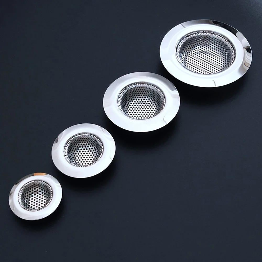 

1pcs stainless steel kitchen bathtub sink floor drain plug filter waste plug sink bathroom basin drain plug laundry sink plug