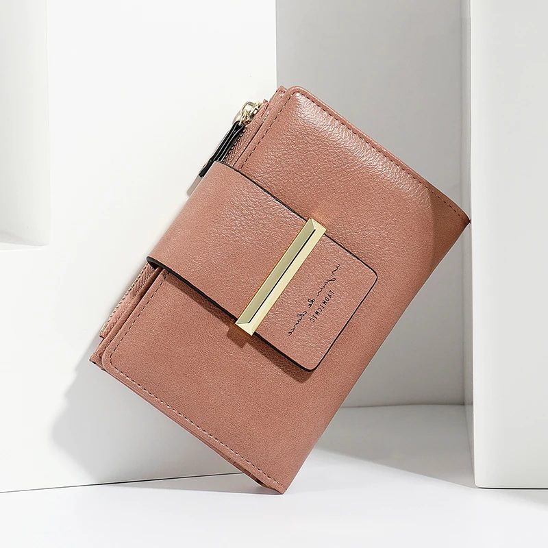 

Women Wallet Hasp Short Wallet Ladies Coin Purse Small Slim Coin Pocket Purse Card Holders Girl Money bag Mini Female Wallet