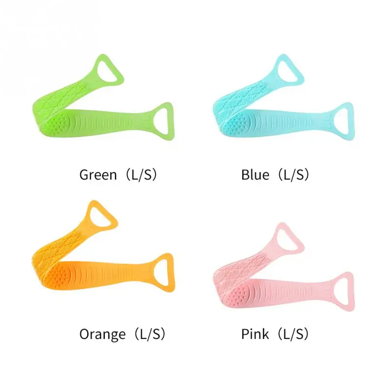 Гостиничная силиконовая щетка для сауны душевой ремень отшелушивающая спины