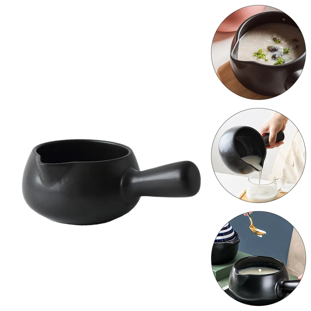 

1Pc Creative Stockpot Professional Stockpot Compact Stockpot (Black)