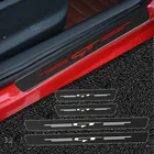 4 шт. автомобильные наклейки GT GTLINE из углеродного волокна для Kia Forte Ceed Stinger Rio Sportage Soul Cerato Sorento Picanto Stonic аксессуары