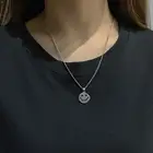 Ожерелье с кулоном в виде смайлика в стиле K-POP, цепочка в готическом стиле, хип-хоп, для женщин и мужчин, для девушек, Готическая парная уличная одежда