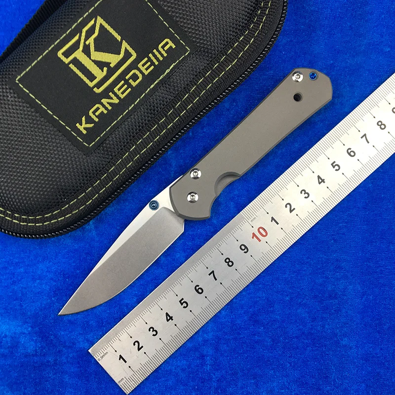 Kanedeia21 маленький складной нож sebenza D2 лезвие титановая ручка для кемпинга практичный охотничий карманный инструмент для выживания EDC инструмент