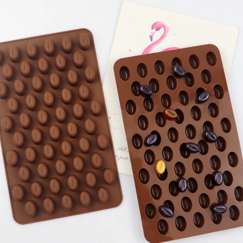

Coffee Beans Shaped Silicone Chocolate Mold for Jelly Pudding Ice Cube Tray Candy Dessert Pastry Cookie Baking Decorating Tools