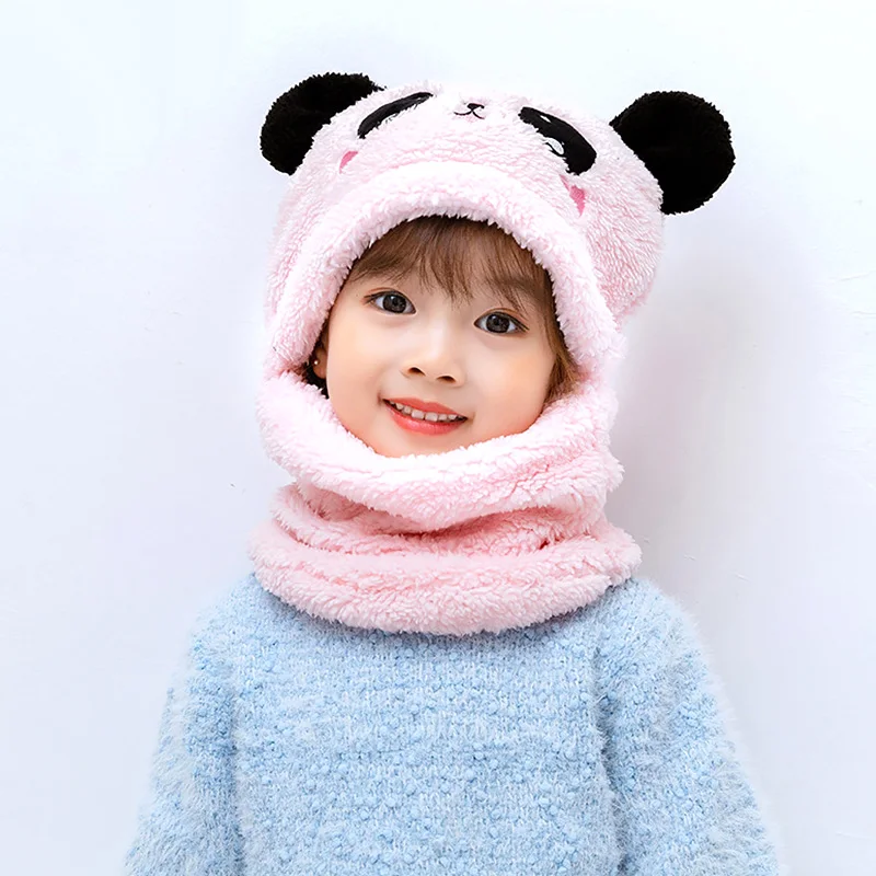 Детский бархатный теплый милый осенне зимний модный слюнявчик для мальчиков и