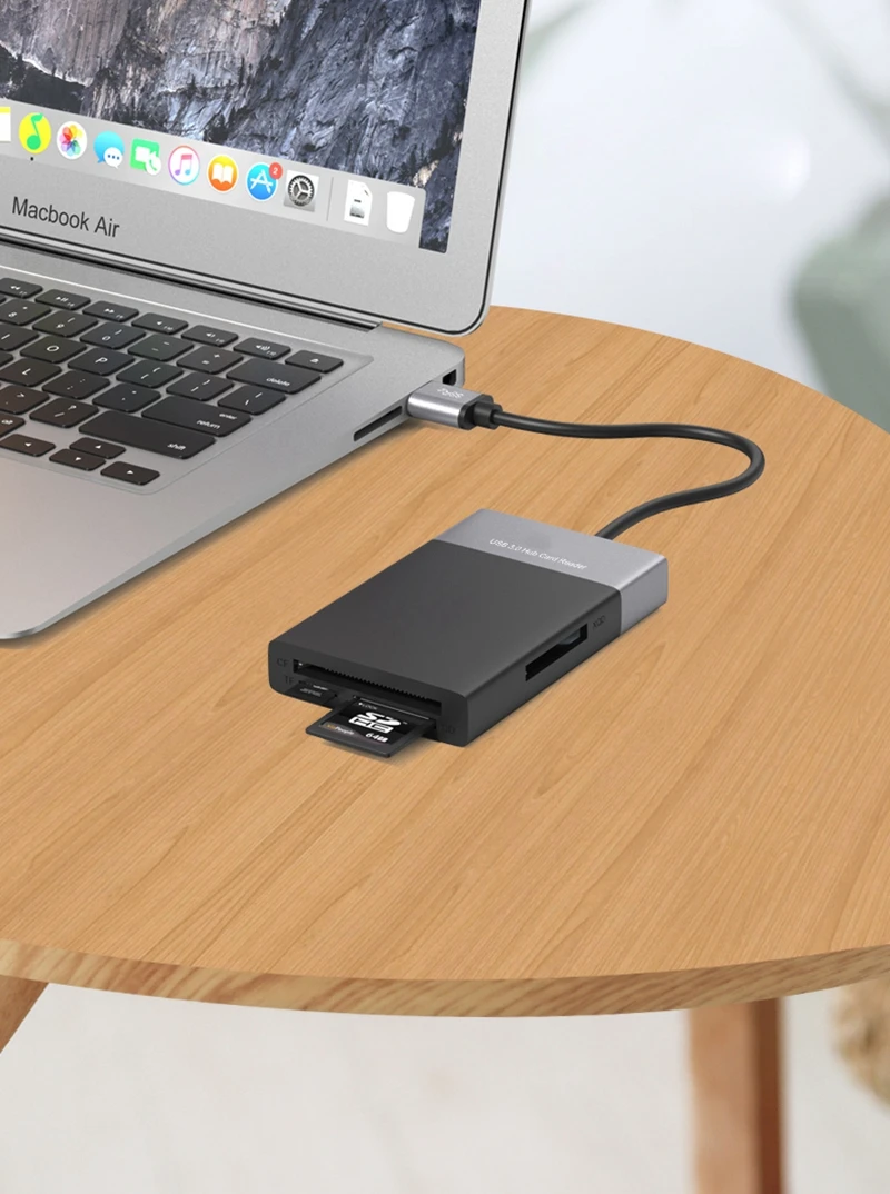 USB 3 0 кард ридер SD SDHC MicroSD TF CF USB3.0 U флэш диск OTG карта адаптер для Macbook Dell ASUS samsung