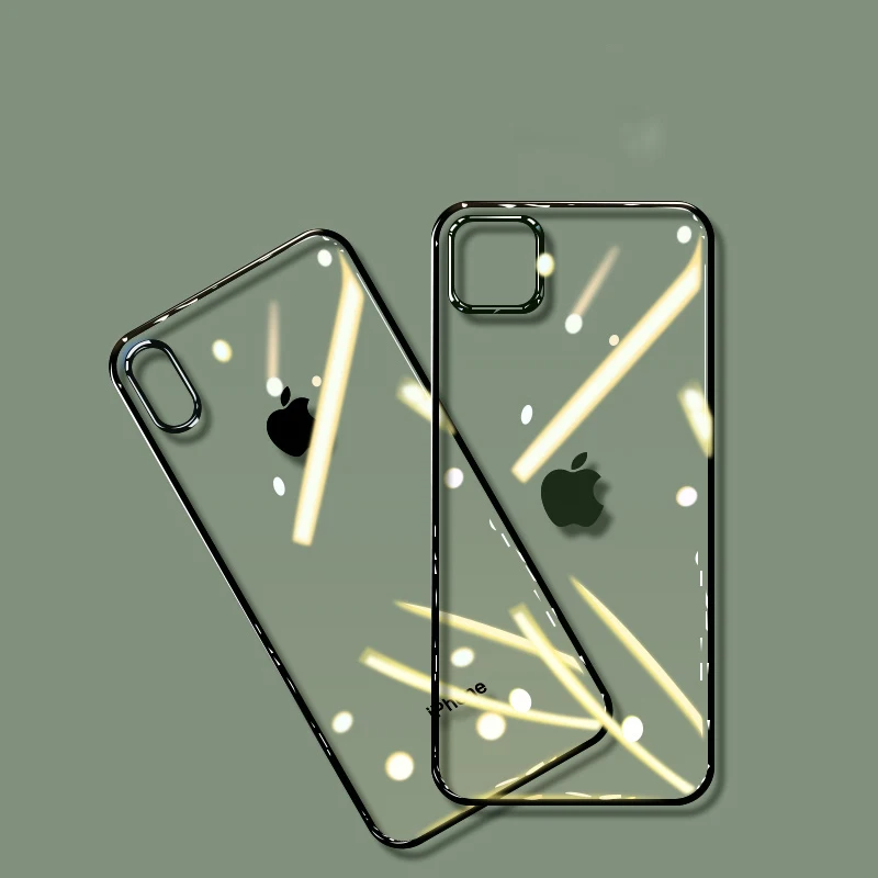 Роскошный чехол для iPhone X XS 8 7 6 s Plus Capinhas ультра тонкий мягкий силиконовый из ТПУ XR