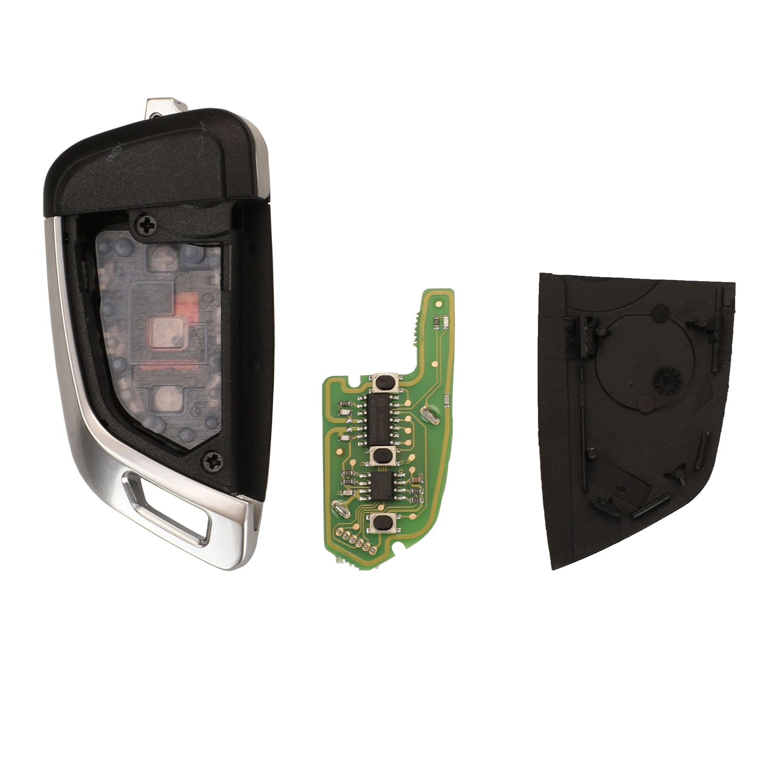 

Kutery 5pcs 3 Buttons Universal Remote Control Car Key For Xhorse VVDI/VVDI 2 Fob XKKF02EN