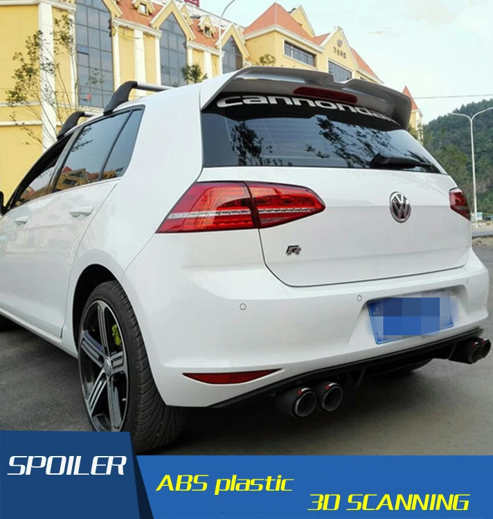 Спойлер заднего крыла автомобиля из АБС пластика спойлер для Volkswagen Golf 7 2014 2015|vw golf