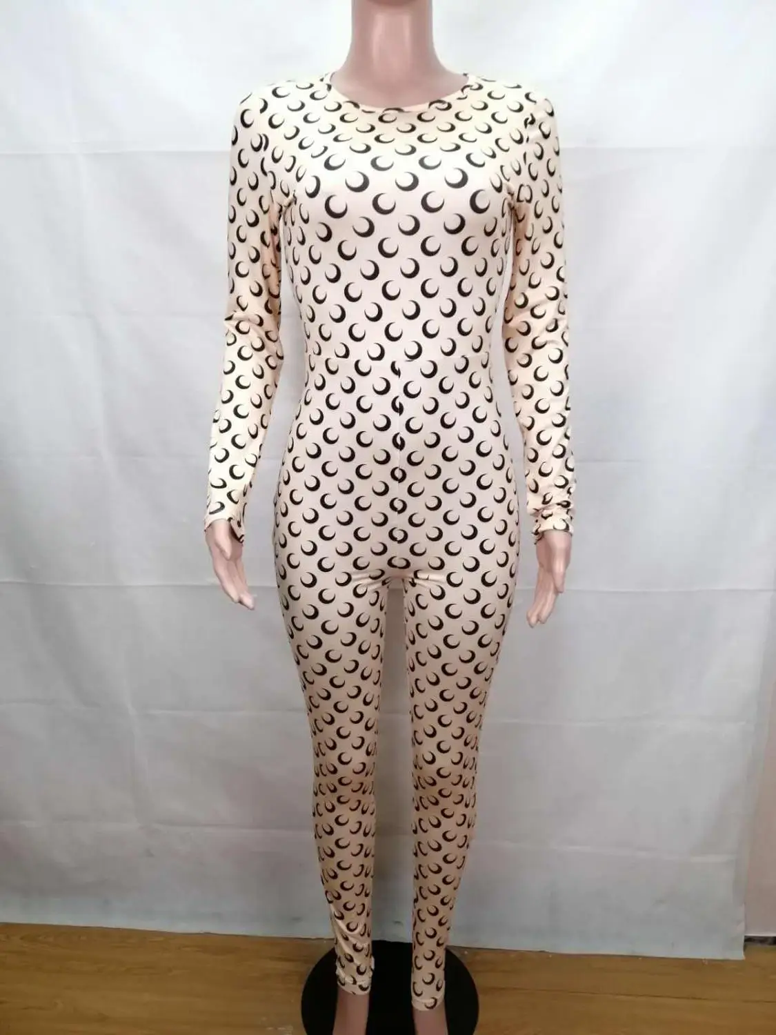 

Uropean And American Sexy Women'S Moon Design Elastic Waist Tight Pants