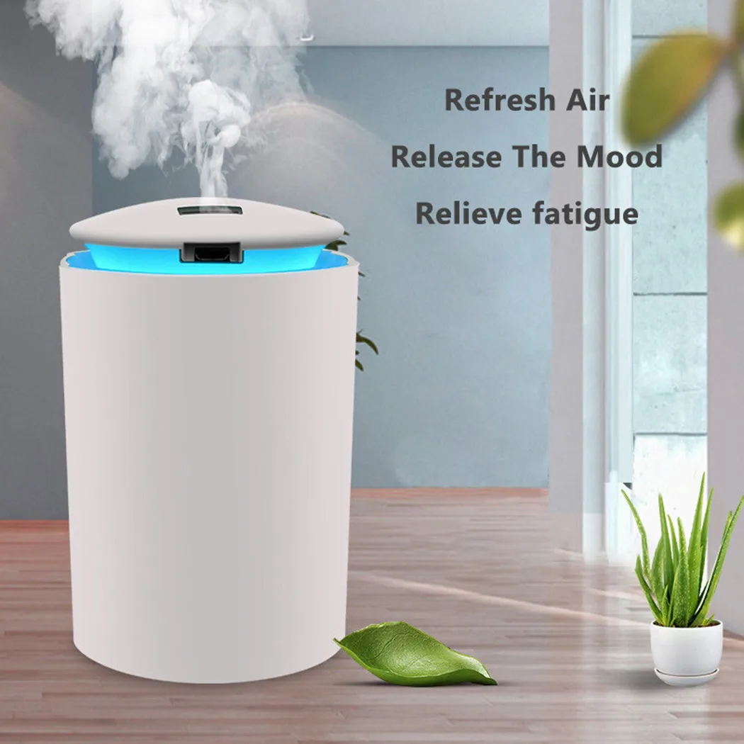 

260ml Ultrasonic Humidifier With LED Night Lamp Quiet Top Fill Diffuser For Aroma In Home Office Air Diffuser Purifier Atomizer