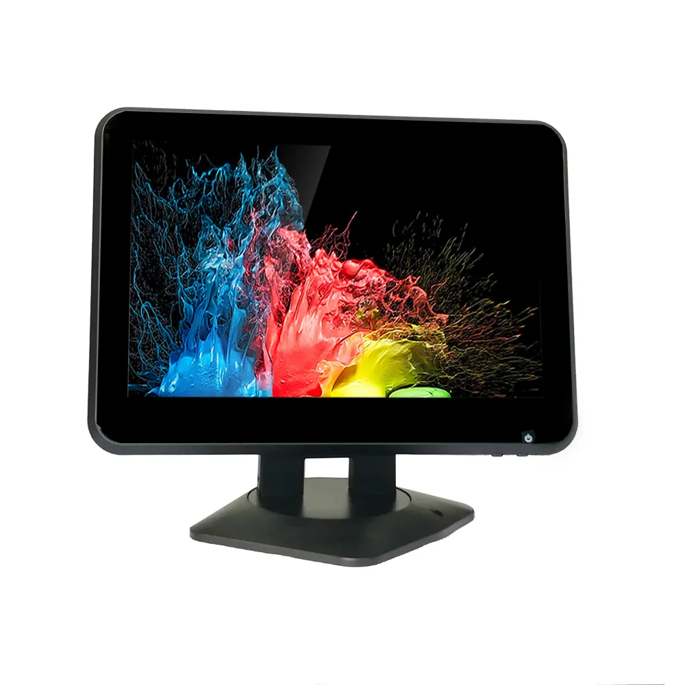 

desktop LED display screen monitor 12 inch monitor retail lower price capacitive touch screen monitor