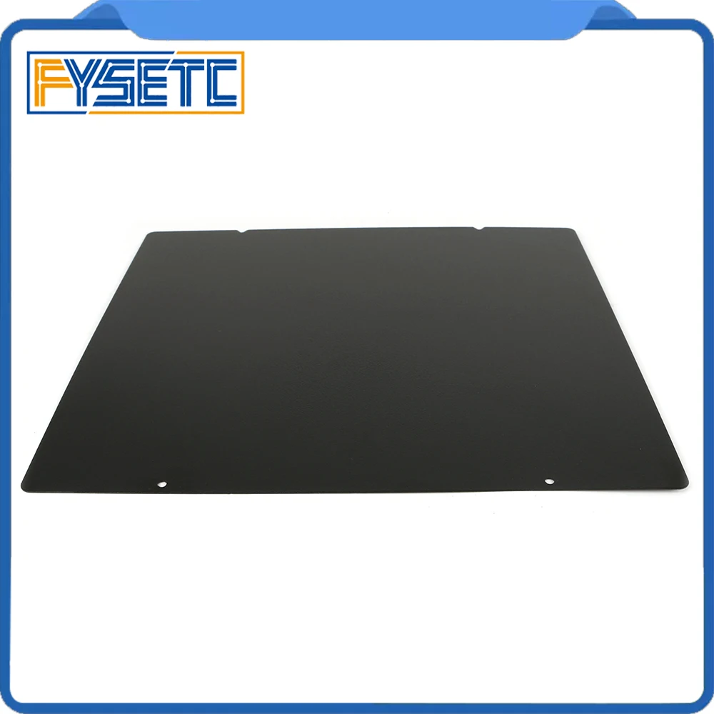 Черная двухсторонняя текстурированная пластина PEI с порошковым покрытием 310x310 мм