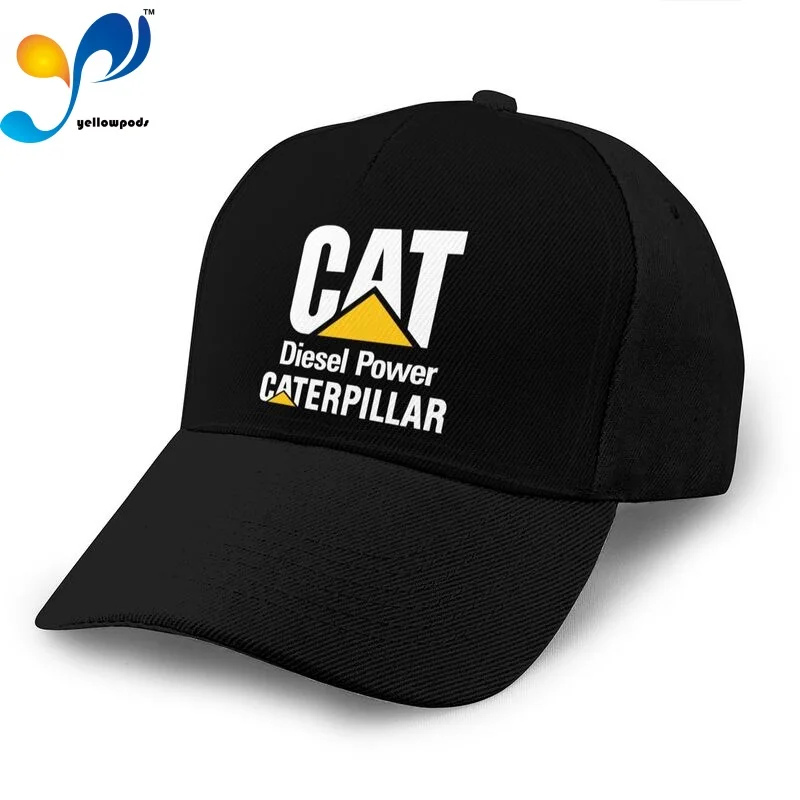 

Women's men's CAT JCB Machine 424B Backhoe Loader Washed Baseball Cap Adjustable with Slide
