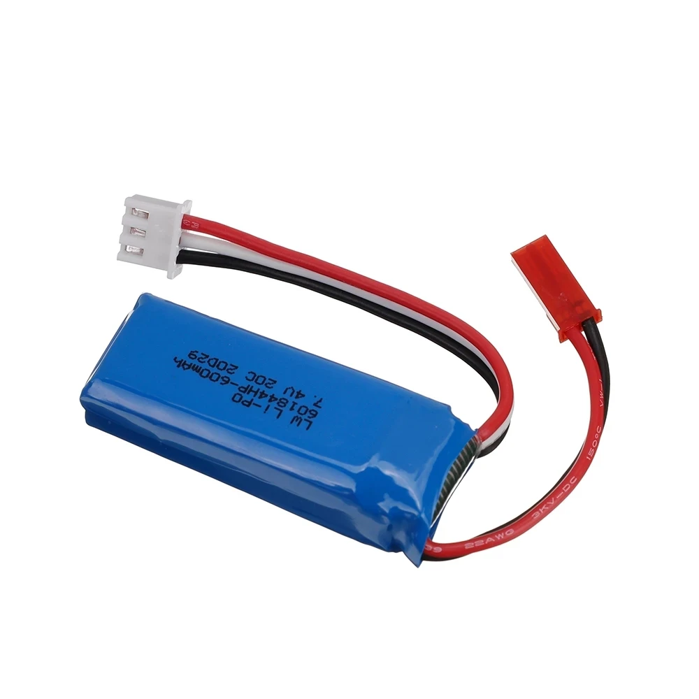 74 v 600mah 20c lipo батарея для wltoys k969 k979 k989 k999 p929 p939 rc авто