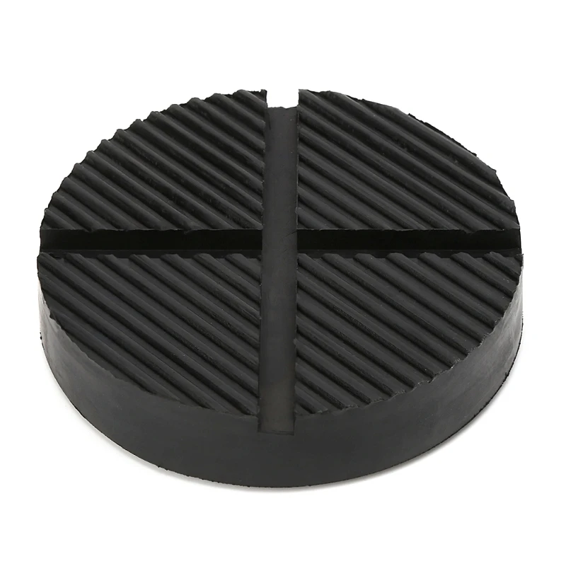 

Floor Slotted Car Rubber Jack Pad Frame Protector Guard Adapter Jacking Disk Pad Tool for Pinch Weld Side Lifting Disk 12.5cm