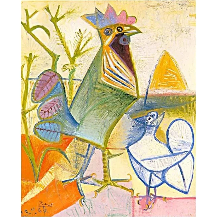 Алмазная мозаика 5D DIY картина петух вышивка граффити изображение горного