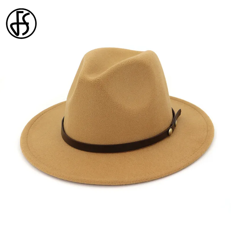 Женская фетровая шляпа FS винтажная розового цвета зимняя 2019|Мужские фетровые