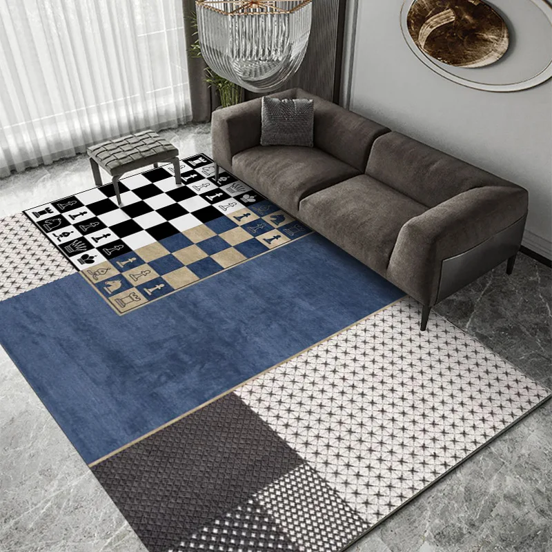 

TONGDI Modern Carpet Anti-skid Elegant Artistic 3D Steric Printing Mat Soft Rug Luxury Decor For Home Parlour LivingRoom Bedroom