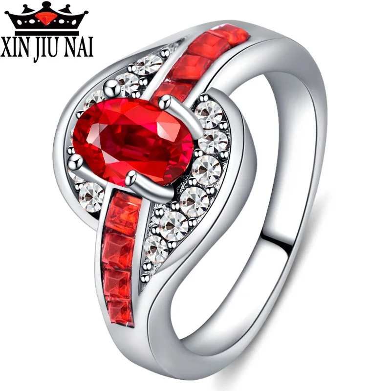 Красивое ретро черно-Золотое фиолетовое/красное/зеленое 8 цветов CZ обручальное