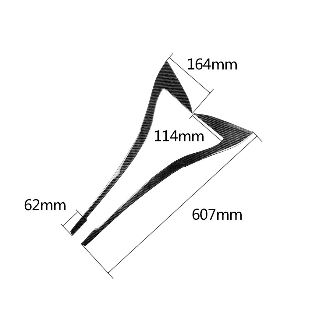 

Carbon fiber automobile headlamp decoration, suitable for BMW 3 Series G20 G28 2019 2020 2021 car stickers;