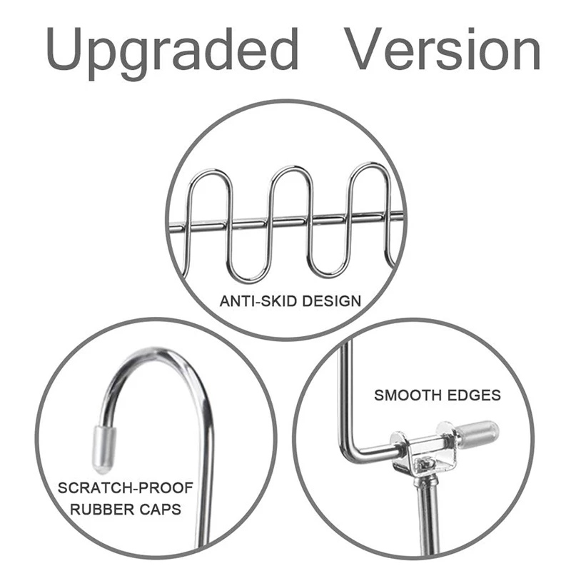 Wonder Magic вешалки металлические для экономии пространства 8 упаковок шкаф хранения