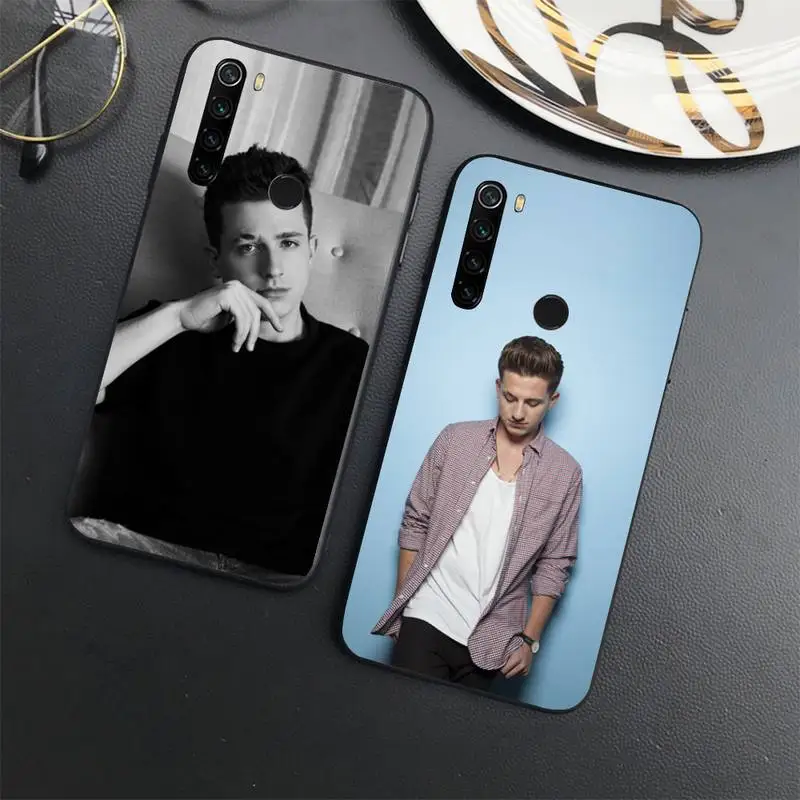 

Charlie Puth American singer Phone Case For Xiaomi Redmi note 7 8 9 11 t s 10 A pro lite funda shell coque cover