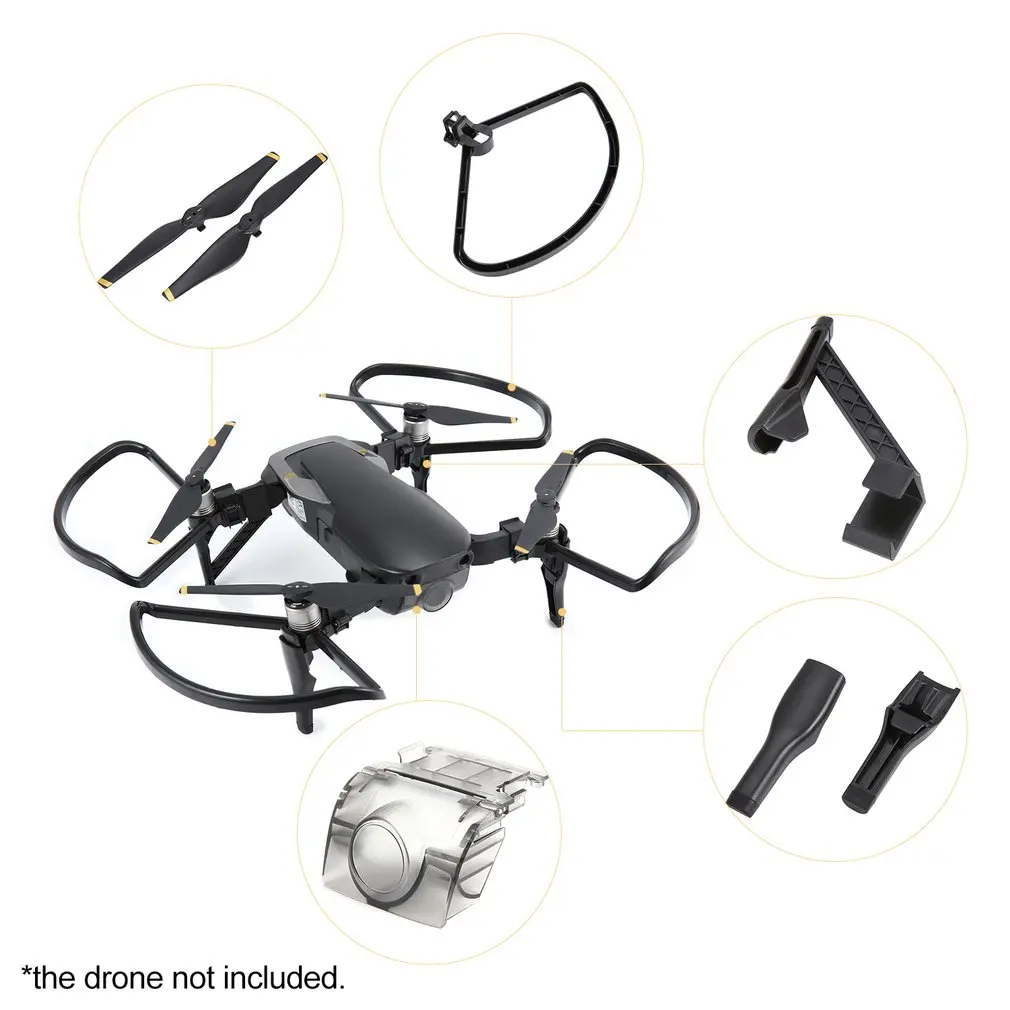 Heighten Landing Gear 5332 Propellers Protect Guards Camera Lens Protective Cover Accessories Combo for DJI Mavic Air RC Drone | Игрушки и