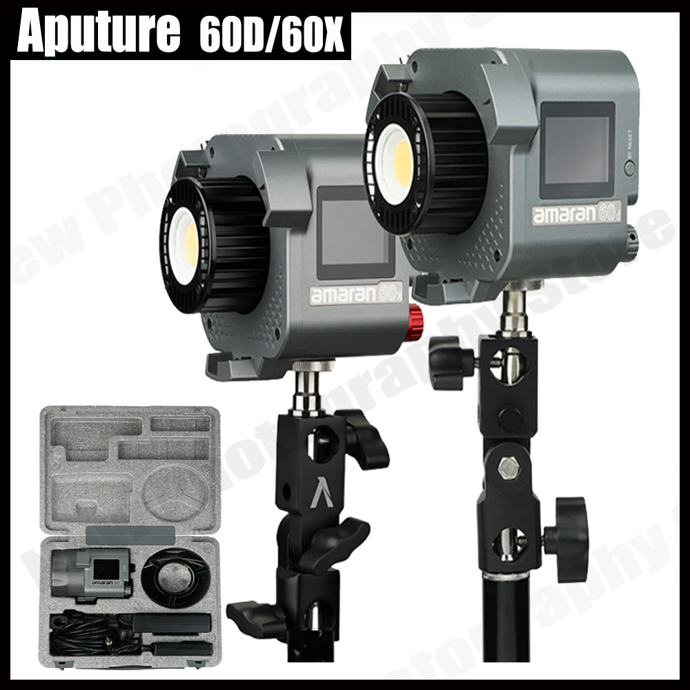 Aputure Amaran Cob 60X двухцветный 2700K-6500K 60D 5500K светодиодный фонарь для фотосъемки