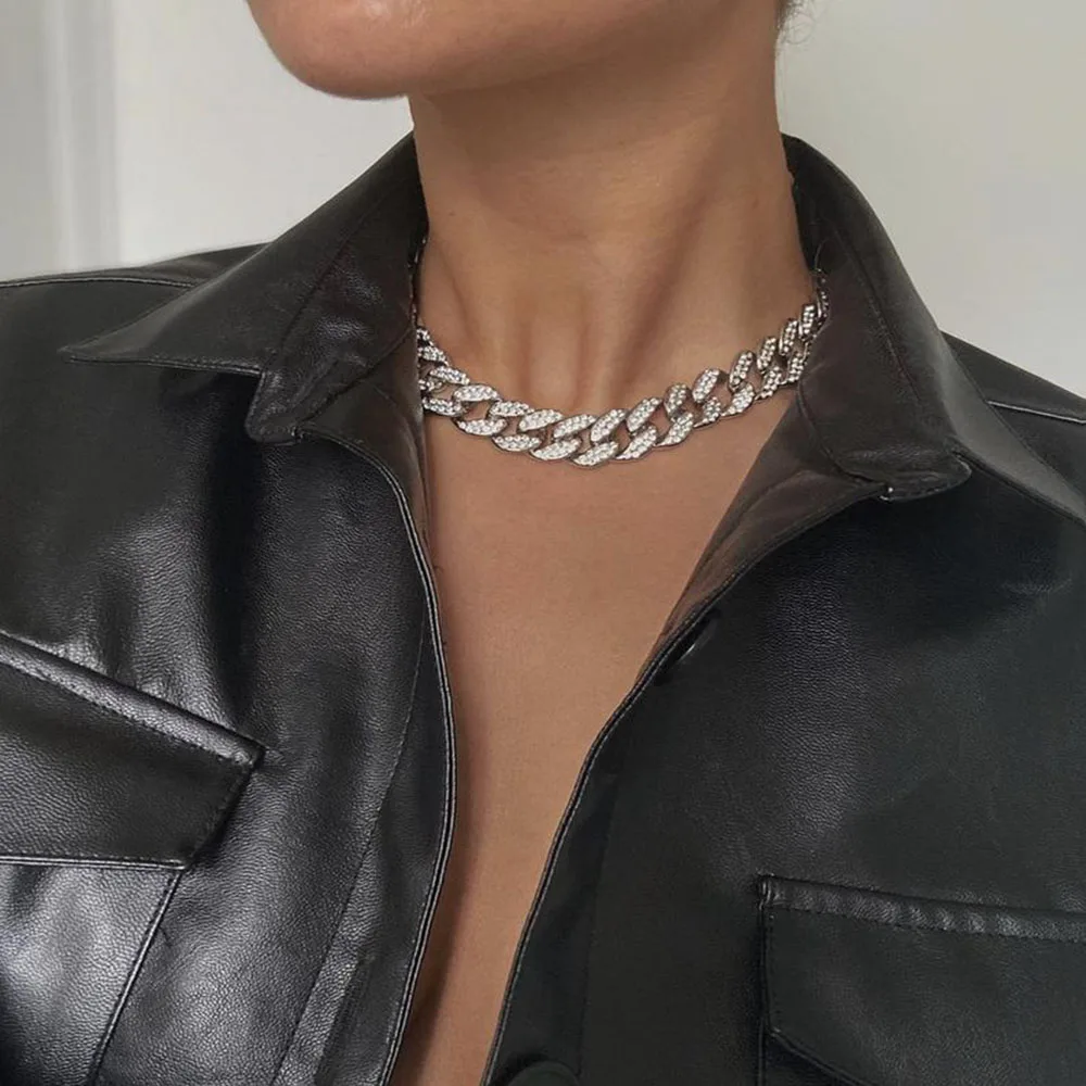 Новое поступление кубинская толстая цепь ожерелье в богемном стиле 2020 модные