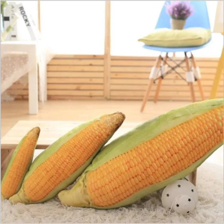 Живая Кукуруза 30-75 см кукуруза cob фрукты овощи еда антистресс мягкая креативная