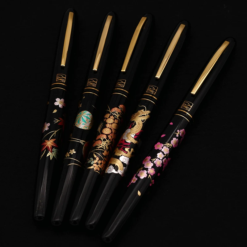 Ручка кисть Kuretake оригинальная ручка для каллиграфии волчьи волосы Maki e с мягким