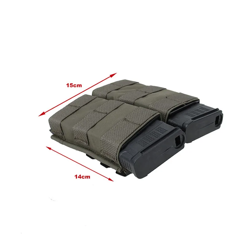 Новинка двойная Магнитная сумка M4/RG Molle жесткая вставка для тактического жилета
