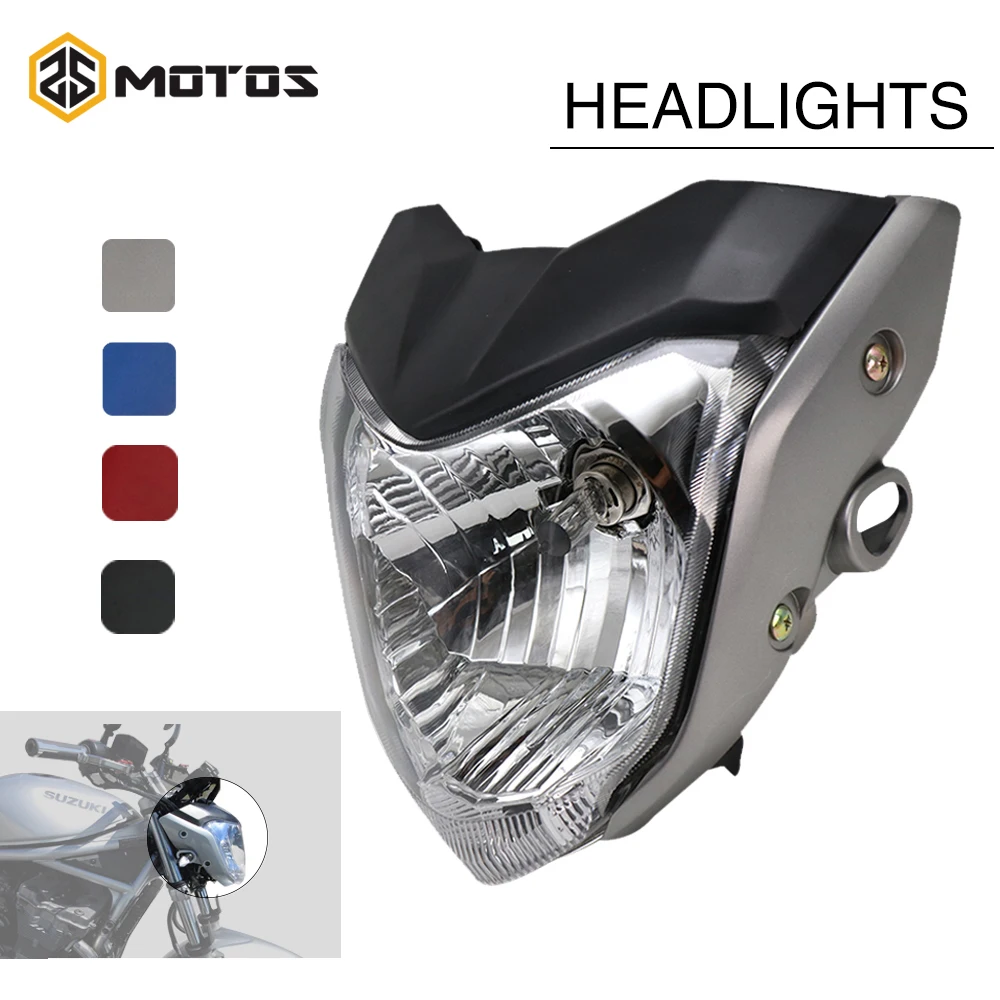 ZS мотоциклетная Модифицированная фара в сборе с кронштейном лампы подходит для