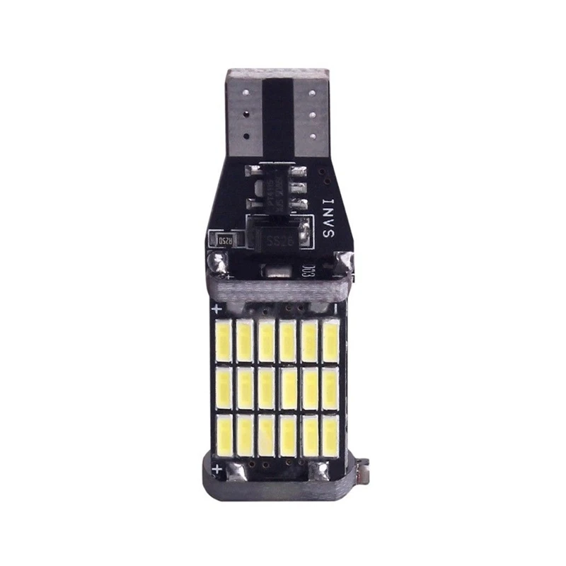 NEW 2x T15 W16W 45 SMD 4014 светодиодный автомобиль назад Светильник лампы 6000K