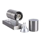 Вертикальный светильник с пассивным инфракрасным датчиком движения, уличная светодиодная настенная лампа с ландшафтным освещением, Светодиодный настенный Точечный светильник gu10, 5 Вт