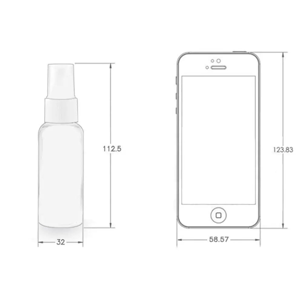 Домашние бутылочки Заправляемый спрей для эфирных масел на спиртовой основе