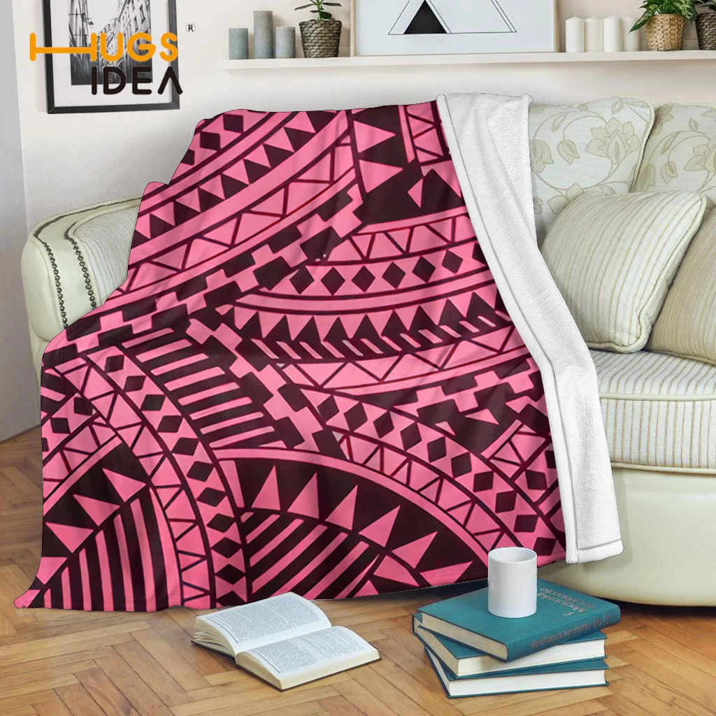 

HUGSIDEA Casual Travel Home Soft Blankets Quilt For Ladies Kids Geometric Pattern Stitching Design Good Quality Quilt Office Nap