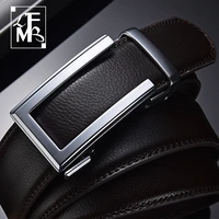 lfmbmens belt cow genuine leather mens belt cowhide strap for male ratchet automatic buckle belts for men brand belt