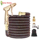 Выдвижной шланг, шланги для автомойки высокого давления, металлический пистолет-распылитель, гибкий инструмент для орошения, мойка