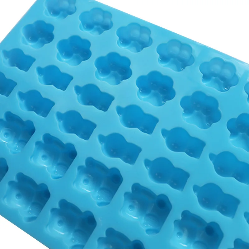 Силиконовая форма для льда с изображением животных медведей лап 42 формы | Дом и